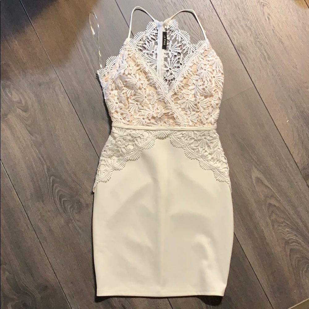 Lace mini dress